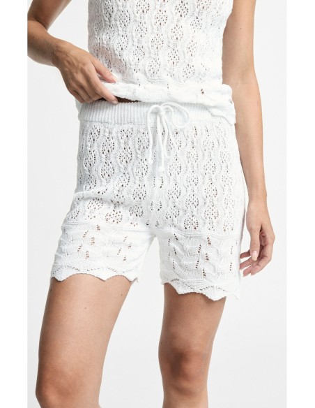 Short regular fit en maille avec cordon Please