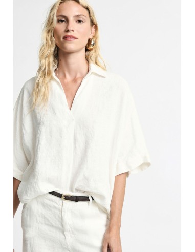 Blouse ample à manches courtes avec col classique s'il vous plaît