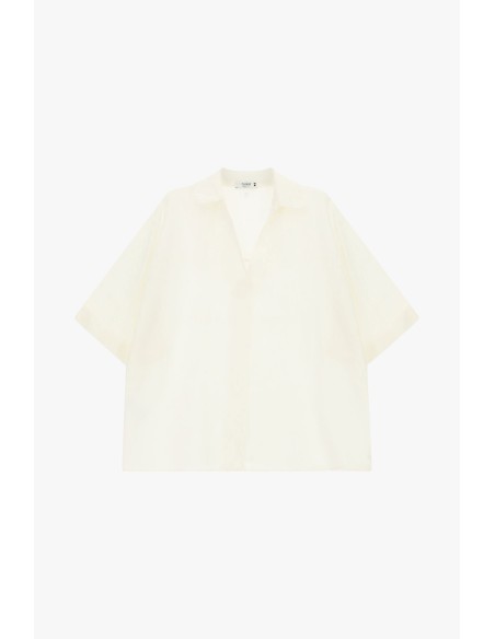 Blouse ample à manches courtes avec col classique s'il vous plaît