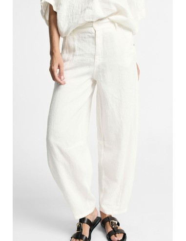 Palazzobroek met hoge taille en cropped snit, alstublieft
