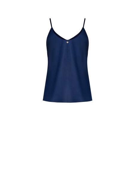 Top Fluide Cintré En Satin Rinascimento