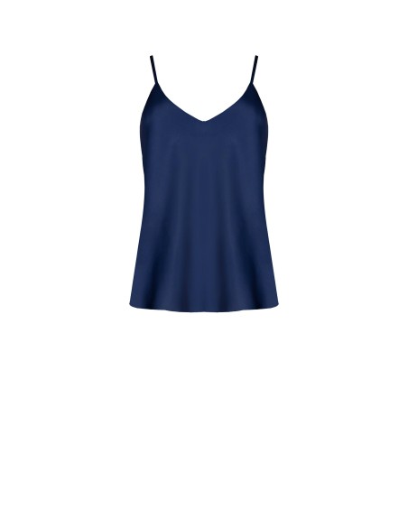 Top Fluide Cintré En Satin Rinascimento