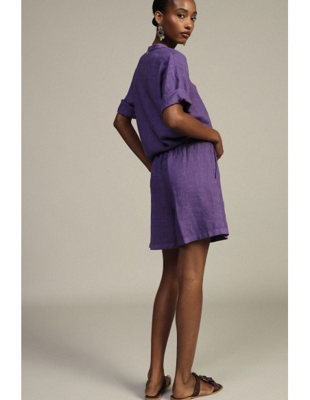 Short regular fit à taille élastiquée et cordon de serrage Dixie