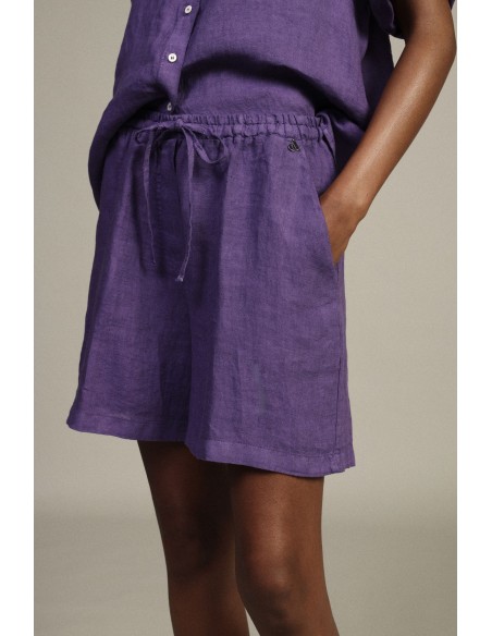 Regular-fit shorts met elastische tailleband en trekkoord Dixie