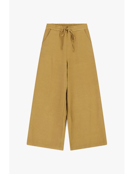 Pantalon palazzo à taille élastique et cordon de serrage Dixie