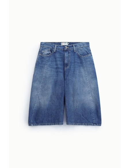 Bermuda regular fit en denim avec poches latérales s'il vous plaît