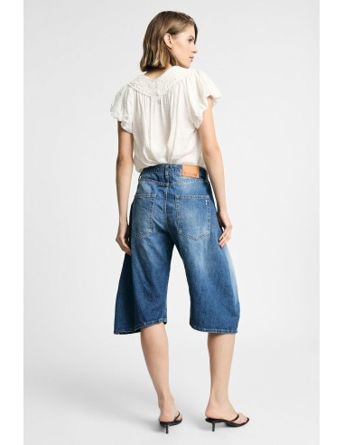 Bermuda regular fit en denim avec poches latérales s'il vous plaît
