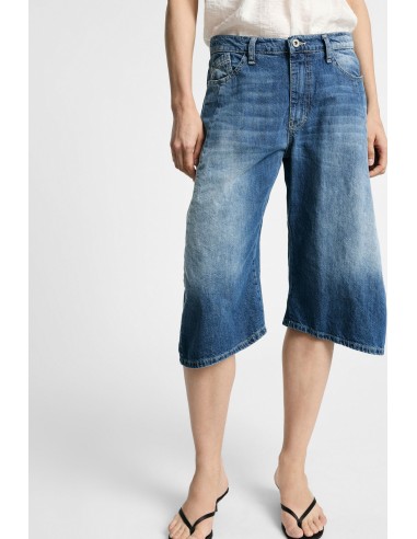 Bermuda regular fit en denim avec poches latérales s'il vous plaît