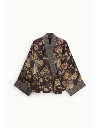 Blazer imprimé fleuri à manches larges Dixie