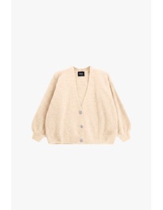 Cardigan Dixie à boutons bijoux et manches amples