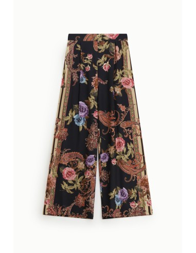 Dixie Palazzo-broek met bloemen- en paisleyprint