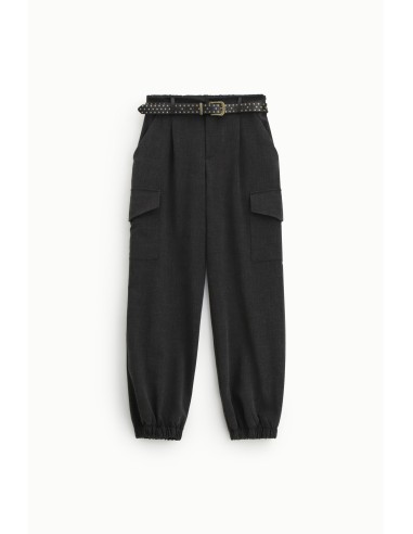Dixie joggingbroek met hoge taille en cargozakken