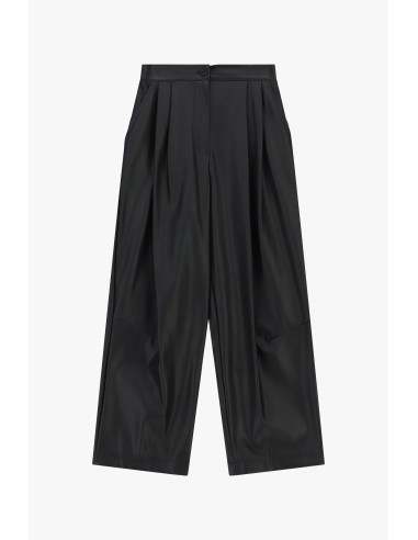 Pantalon palazzo large à pinces et fermeture Dixie