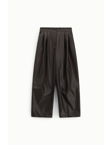 Pantalon palazzo large à pinces et fermeture Dixie