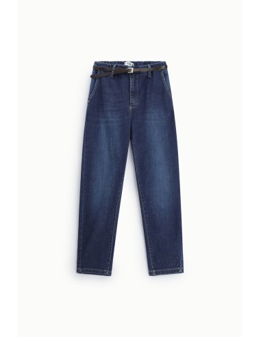 Jean tapered à taille élastiquée Please
