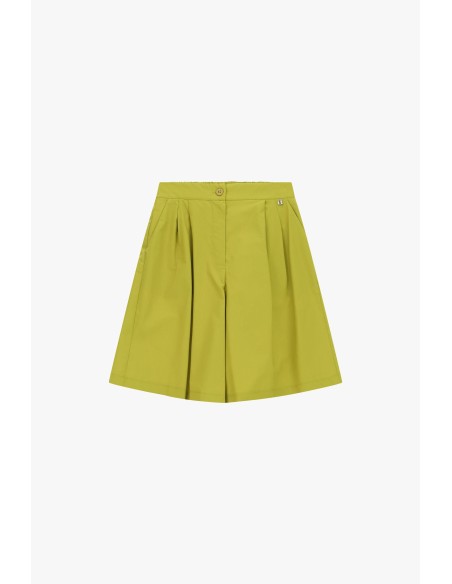 Short taille haute avec pinces et poches latérales Dixie
