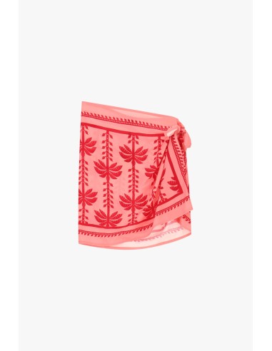 Jupe courte portefeuille à imprimé floral Dixie