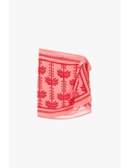 Jupe courte portefeuille à imprimé floral Dixie