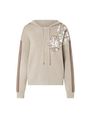 Pull jacquard à capuche Liu Jo