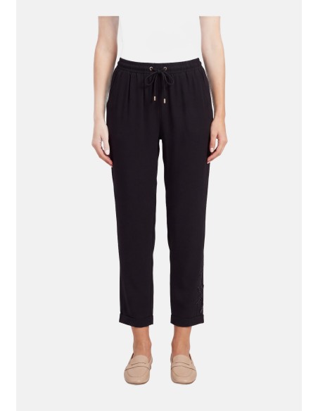 Pantalon avec liseré à paillettes Liu Jo