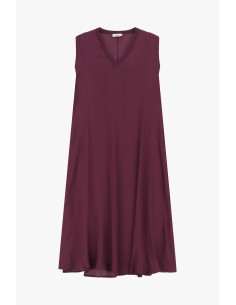 Robe midi évasée sans manches avec décolleté en V Dixie 2
