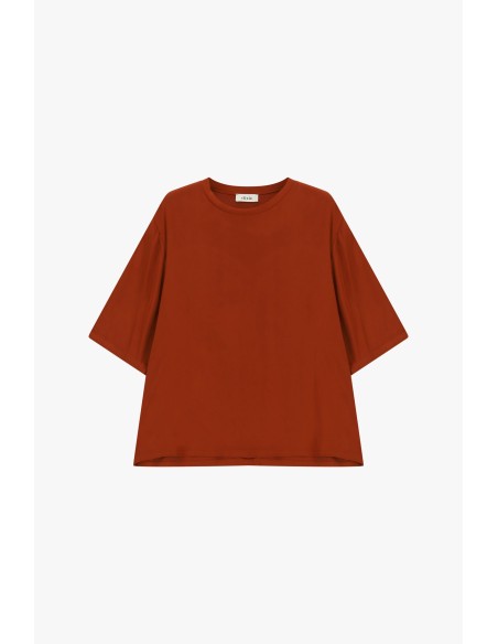 Dixie T-shirt met wijde mouwen en boxy pasvorm