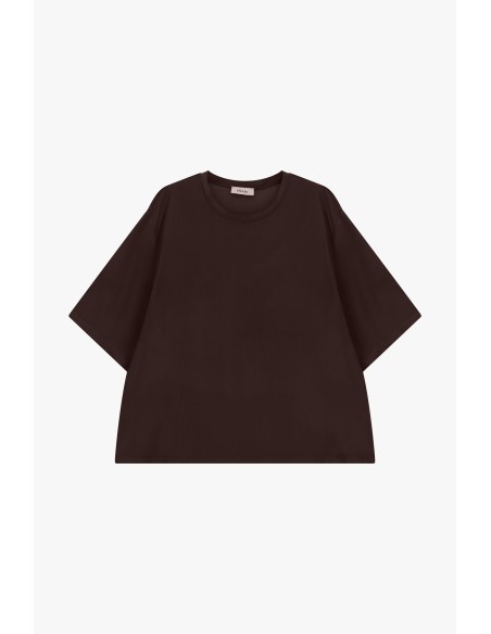 Dixie T-shirt met wijde mouwen en boxy pasvorm