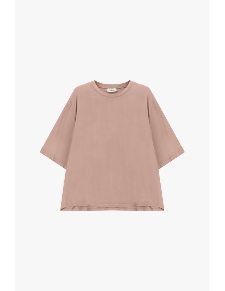 Dixie T-shirt met wijde mouwen en boxy pasvorm