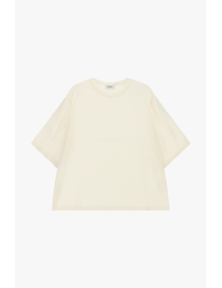 Dixie T-shirt met wijde mouwen en boxy pasvorm