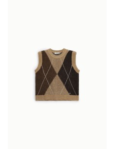 Trui met argylemotief en ronde hals Please 2
