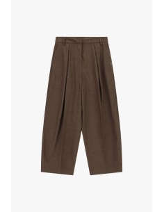 High-waisted palazzo broek met plooien aub 2