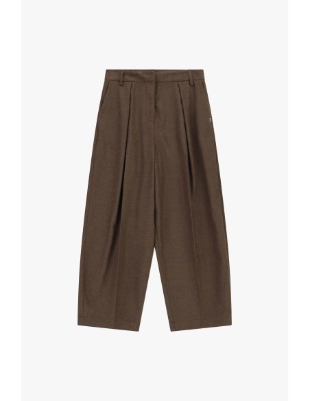 Pantalon palazzo taille haute à pinces Please