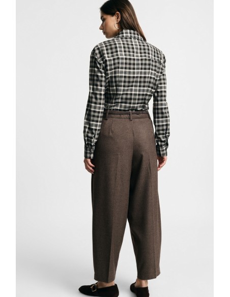 Pantalon palazzo taille haute à pinces Please