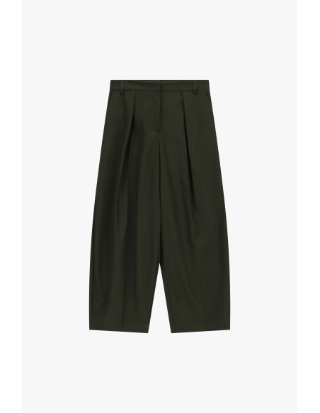 Pantalon palazzo taille haute à pinces Please