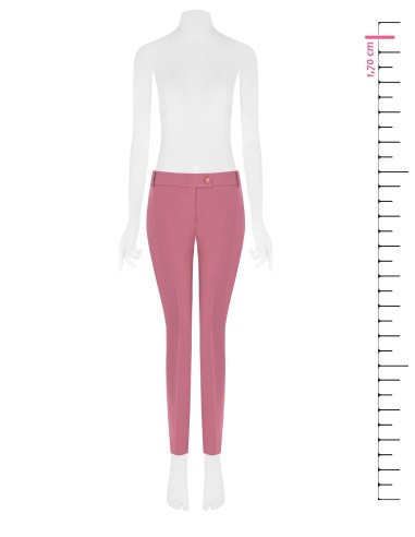 Pantalon droit en tissu technique avec bouton logo Rinascimento