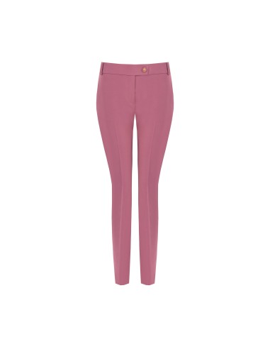 Pantalon droit en tissu technique avec bouton logo Rinascimento