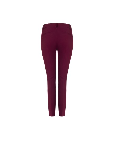 Pantalon skinny en scuba crêpe avec bouton assorti Rinascimento