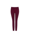 Pantalon skinny en scuba crêpe avec bouton assorti Rinascimento