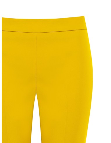 Pantalon cigarette en tissu technique avec fermeture éclair latérale Rinascimento