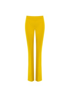 Pantalon cigarette en tissu technique avec fermeture éclair latérale Rinascimento