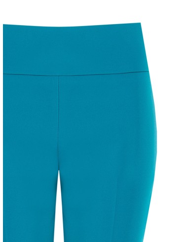 Pantalon évasé en tissu technique avec bande à la taille Rinascimento