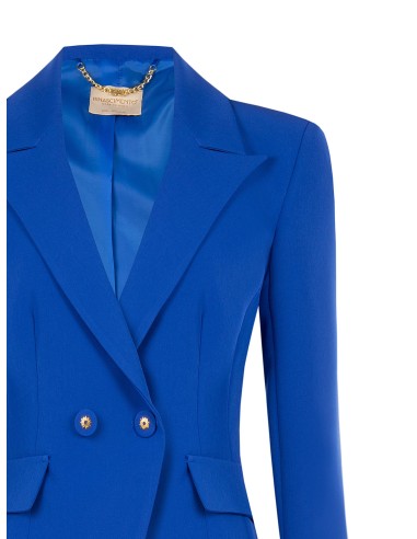 Korte getailleerde blazer van technische stof van Rinascimento