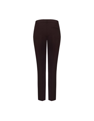 Pantalon cigarette en tissu technique avec bouton siglé Rinascimento