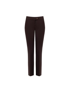 Pantalon cigarette en tissu technique avec bouton siglé Rinascimento