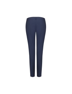 Pantalon cigarette en tissu cady avec bouton métallique ton sur ton Rinascimento 2