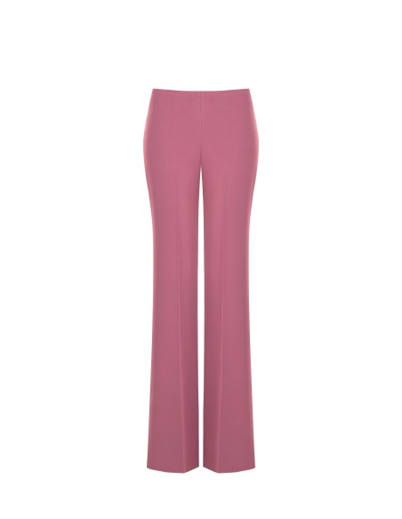 Pantalon large et évasé en tissu cady sans poches Rinascimento