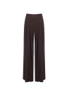 Pantalon palazzo en tissu cady avec double pince Rinascimento