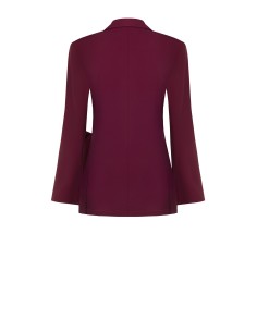 Veste blazer portefeuille en tissu cady Rinascimento 2