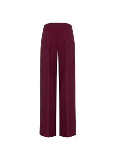 Pantalon palazzo en tissu cadi avec fermeture éclair latérale Rinascimento 2