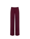 Pantalon palazzo en tissu cadi avec fermeture éclair latérale Rinascimento